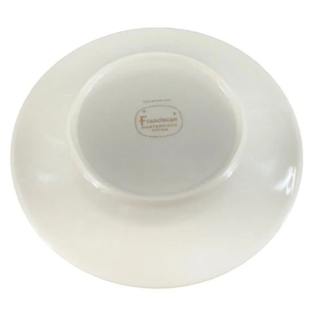Franciscan Constantine‎ Vintage Porcelain Ceramic Dish Plate Set 5 Plates VTG
